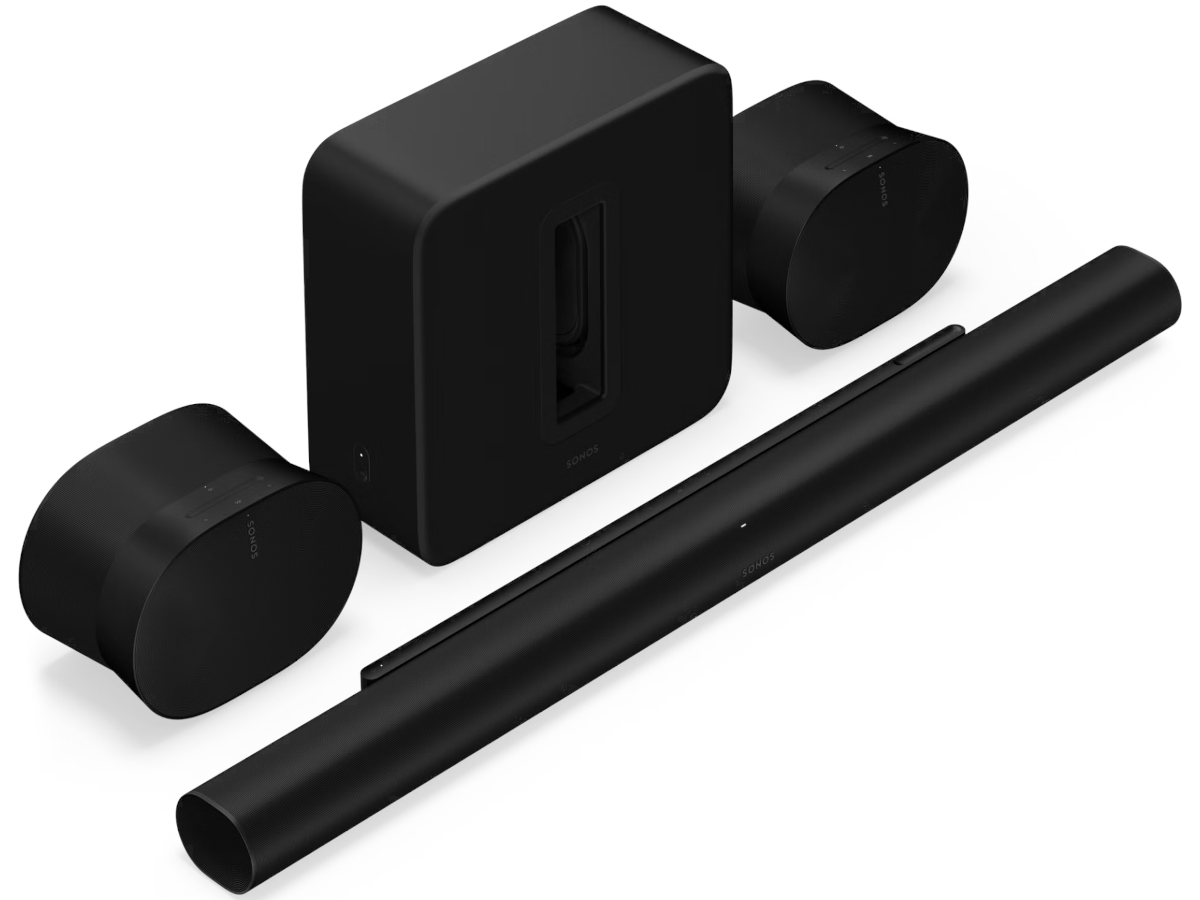 SONOS ARC ULTRA + ERA 300 x2 + SUB 4 NOIR