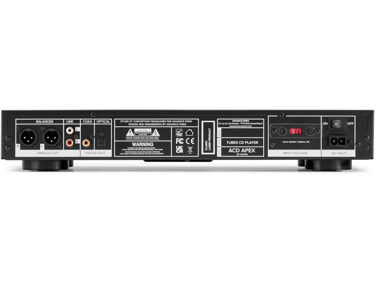 Advance Paris ACD APEX noir connectique