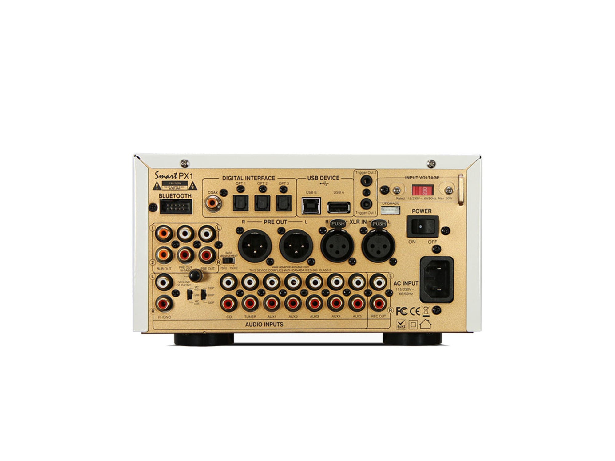 ADVANCE PARIS PX1 Silver connectique