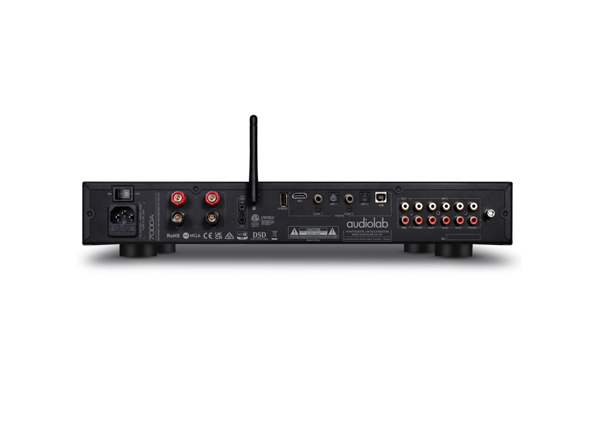 AUDIOLAB 7000A Black connectique