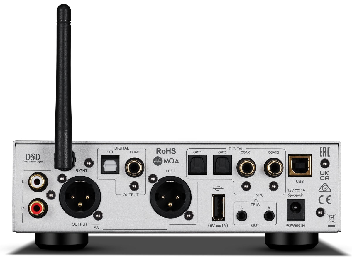 Audiolab D7 Argent connectique