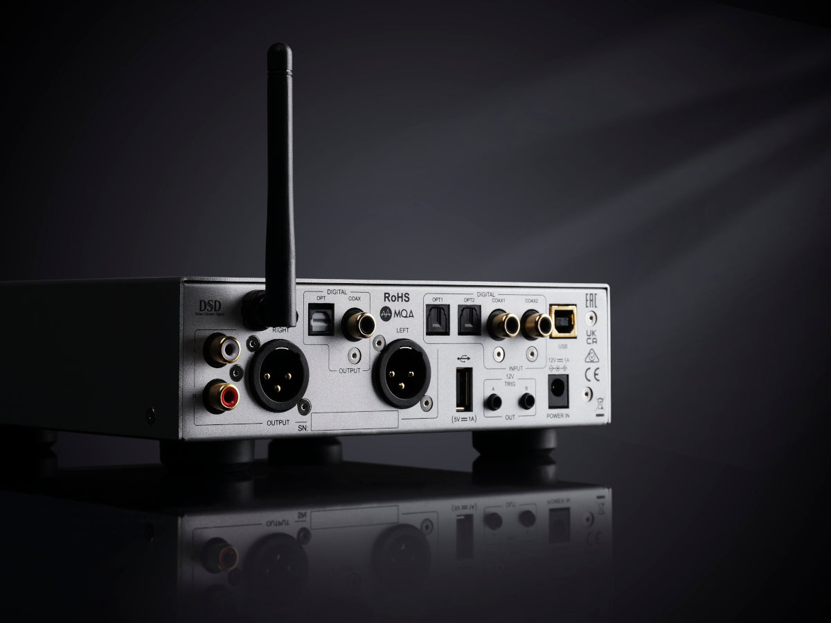 Audiolab D7 Argent connectique