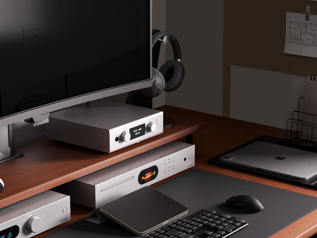 Audiolab D7 Argent lifestyle 2