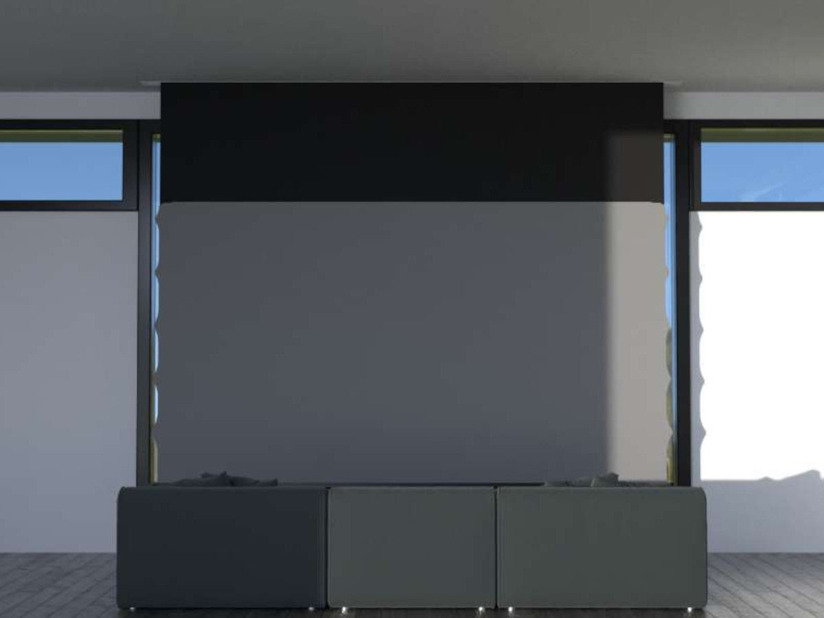 AV Concept Products CeilingScreen Tensioned X (BlackDrop 40cm) - Infinity+ (Sortie de toile à l'arrière)