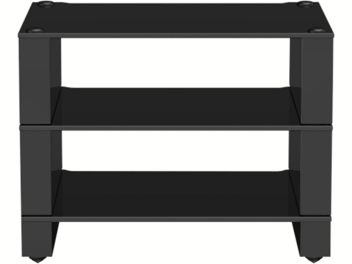 BLOK STAX 2G 3-Shelf Collection (Vitres Noires / Noir Laqué)