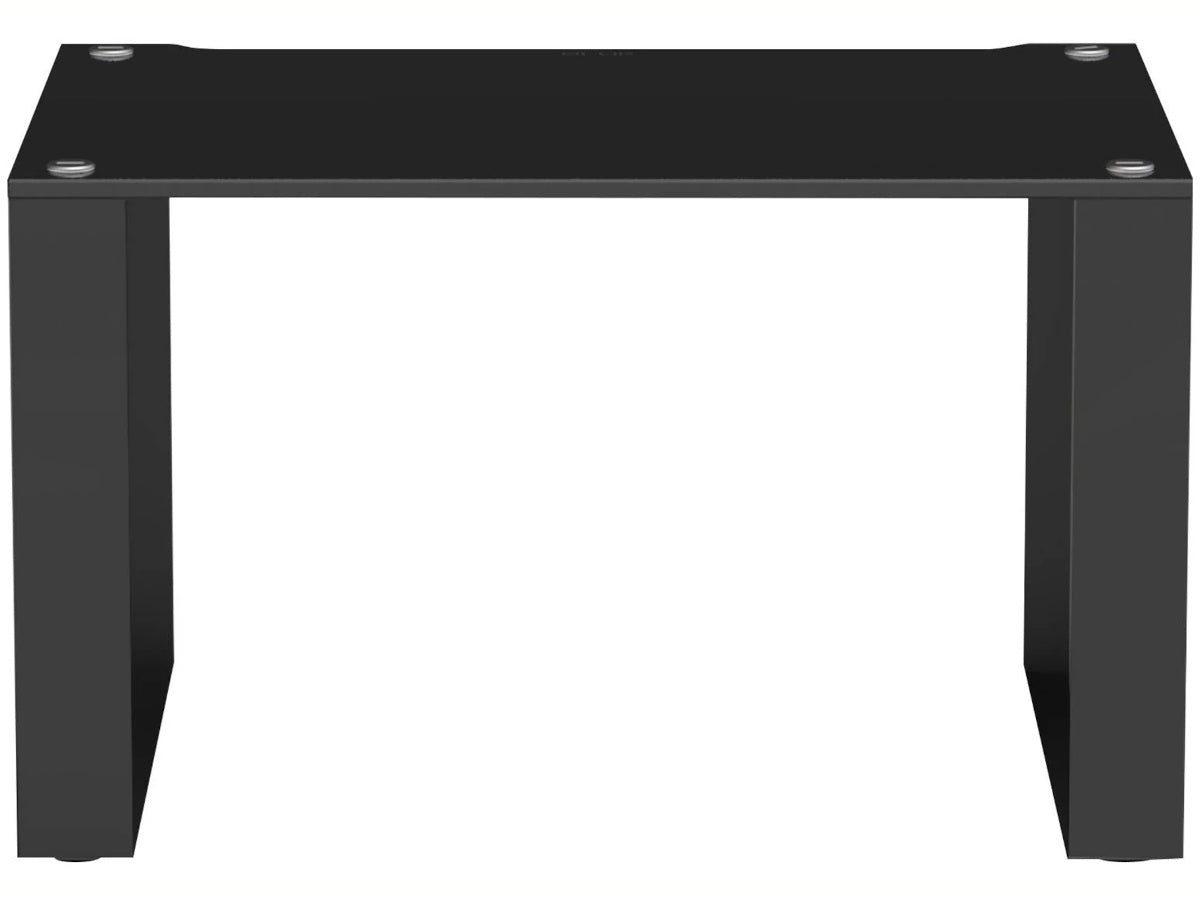 BLOK STAX 2G - Etagère LP Vitres Noires / Noir Laqué