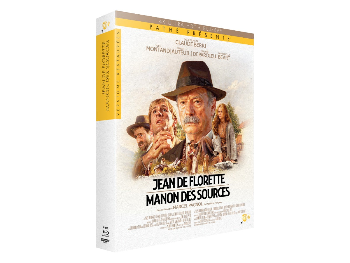 JEAN DE FLORETTE & MANON DES SOURCES - 2 UHD 4K + 2 BD - ÉDITION LIMITÉE - COFFRET 40e ANNIVERSAIRE