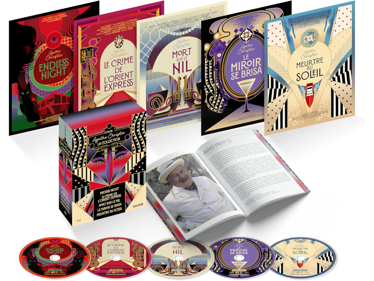 COFFRET 5 FILMS - AGATHA CHRISTIE - VERSIONS RESTAURÉES - 5 UHD 4K
