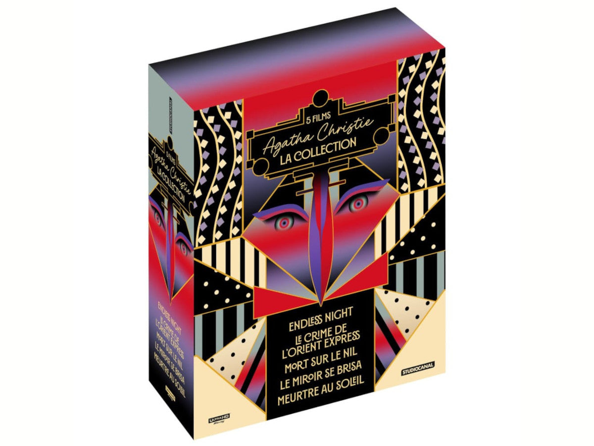 COFFRET 5 FILMS - AGATHA CHRISTIE - VERSIONS RESTAURÉES - 5 UHD 4K