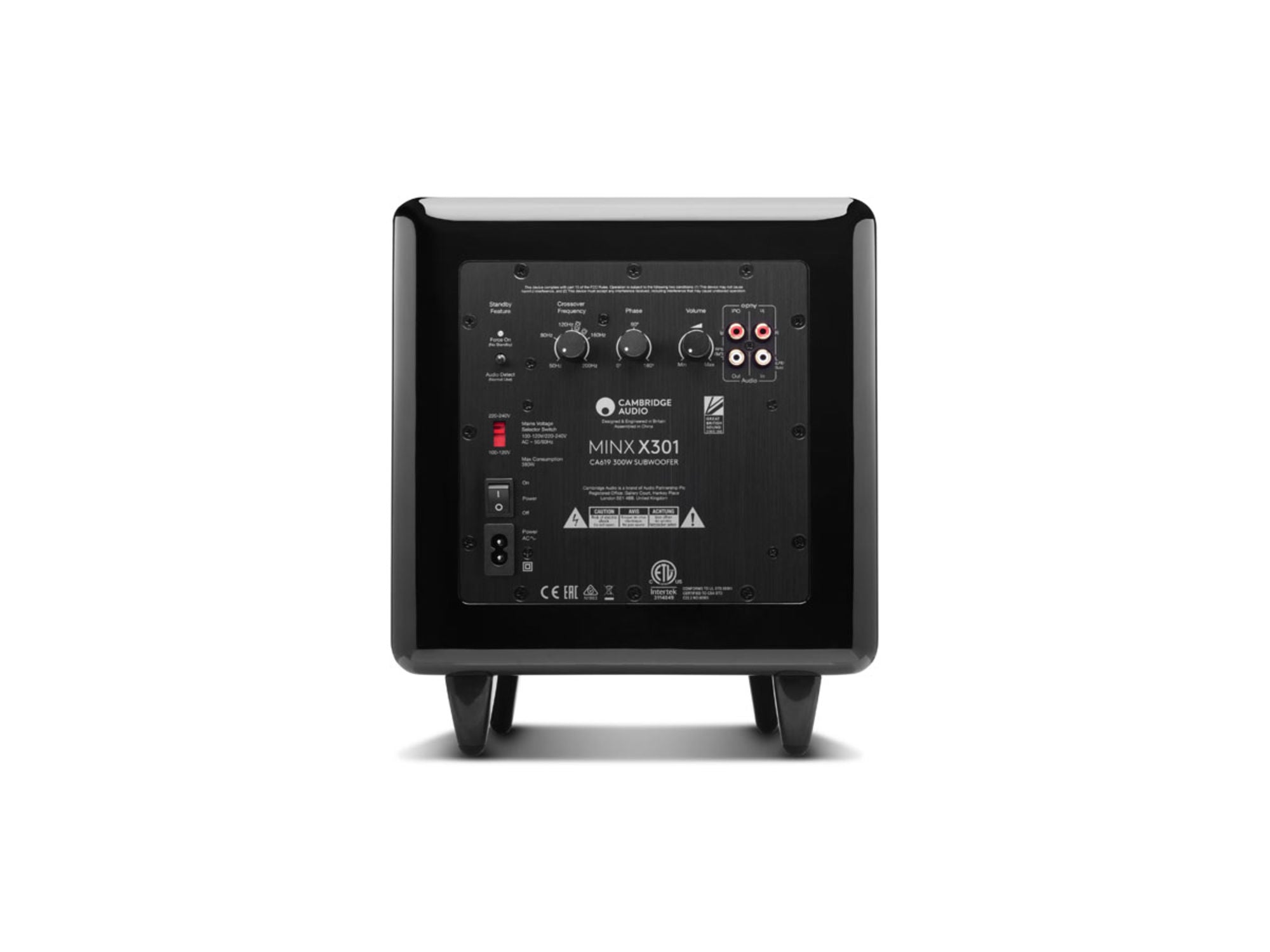 CAMBRIDGE Minx Min X301 Black connectique