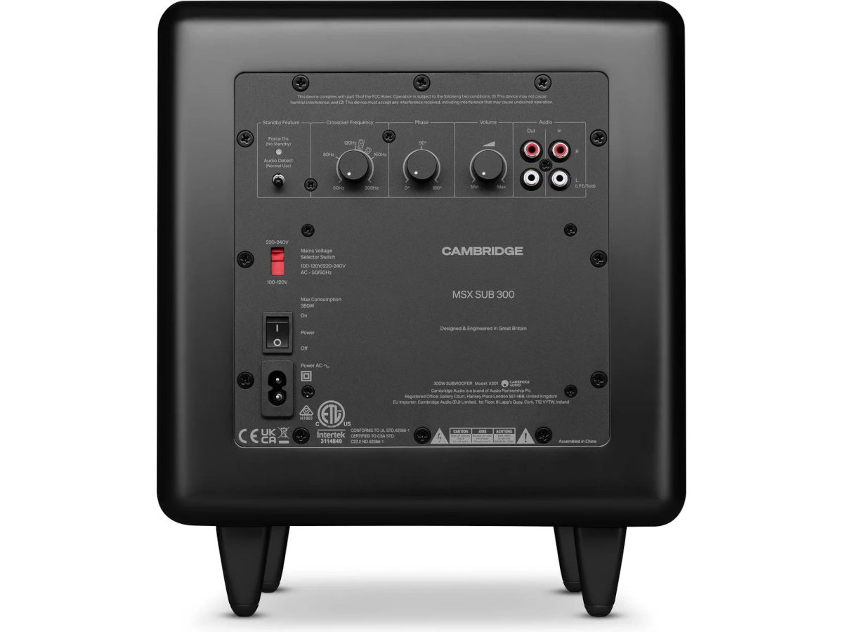 CAMBRIDGE MSX Sub 300 Noir