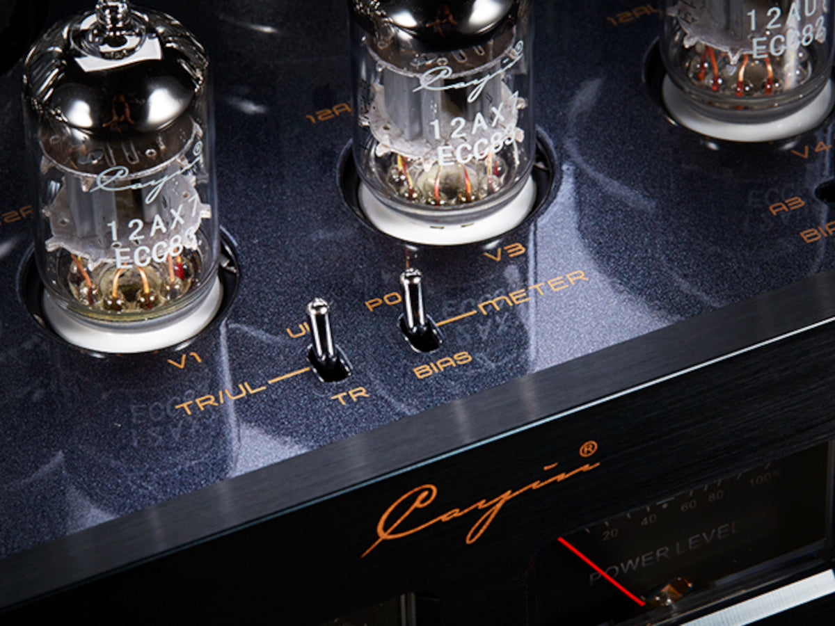 CAYIN JAZZ 80 KT88 Noir detail reglages