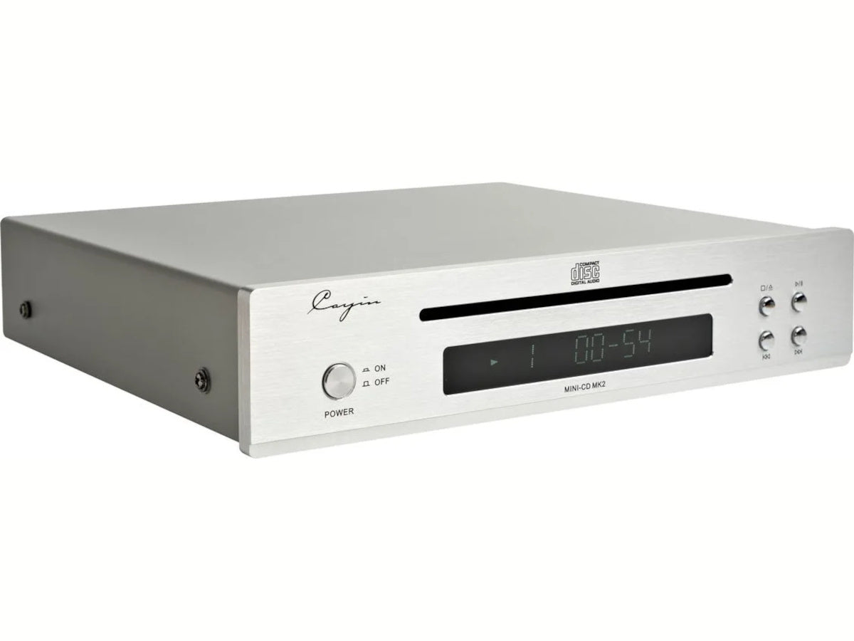CAYIN MINI-CD MKII Silver detail face avant