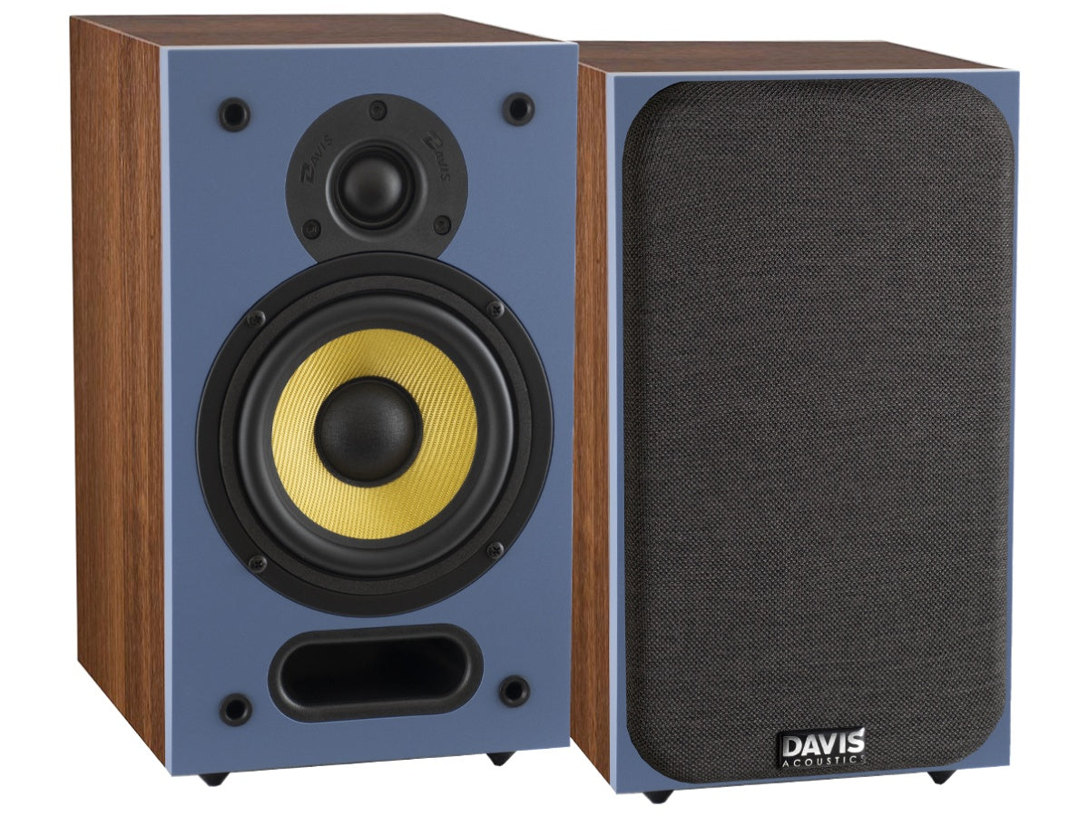 DAVIS ARIANE 1 (la paire) Bleu / Noyer