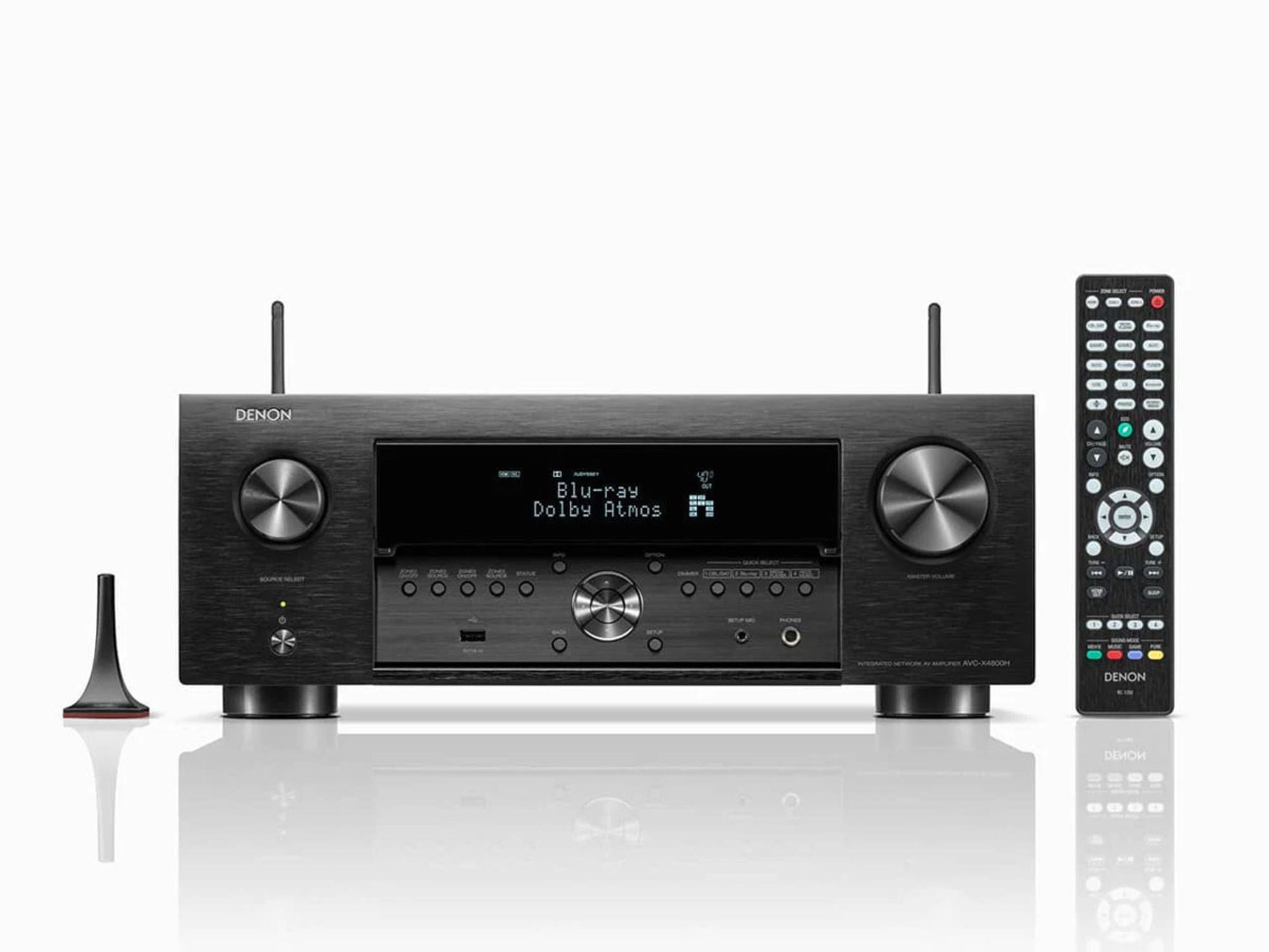 DENON AVC-X4800H Black face avant