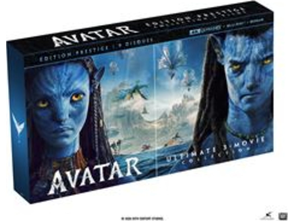 ÉDITION COLLECTOR AVATAR - COLLECTION 3 FILMS - 3 UHD 4K + 6 BD