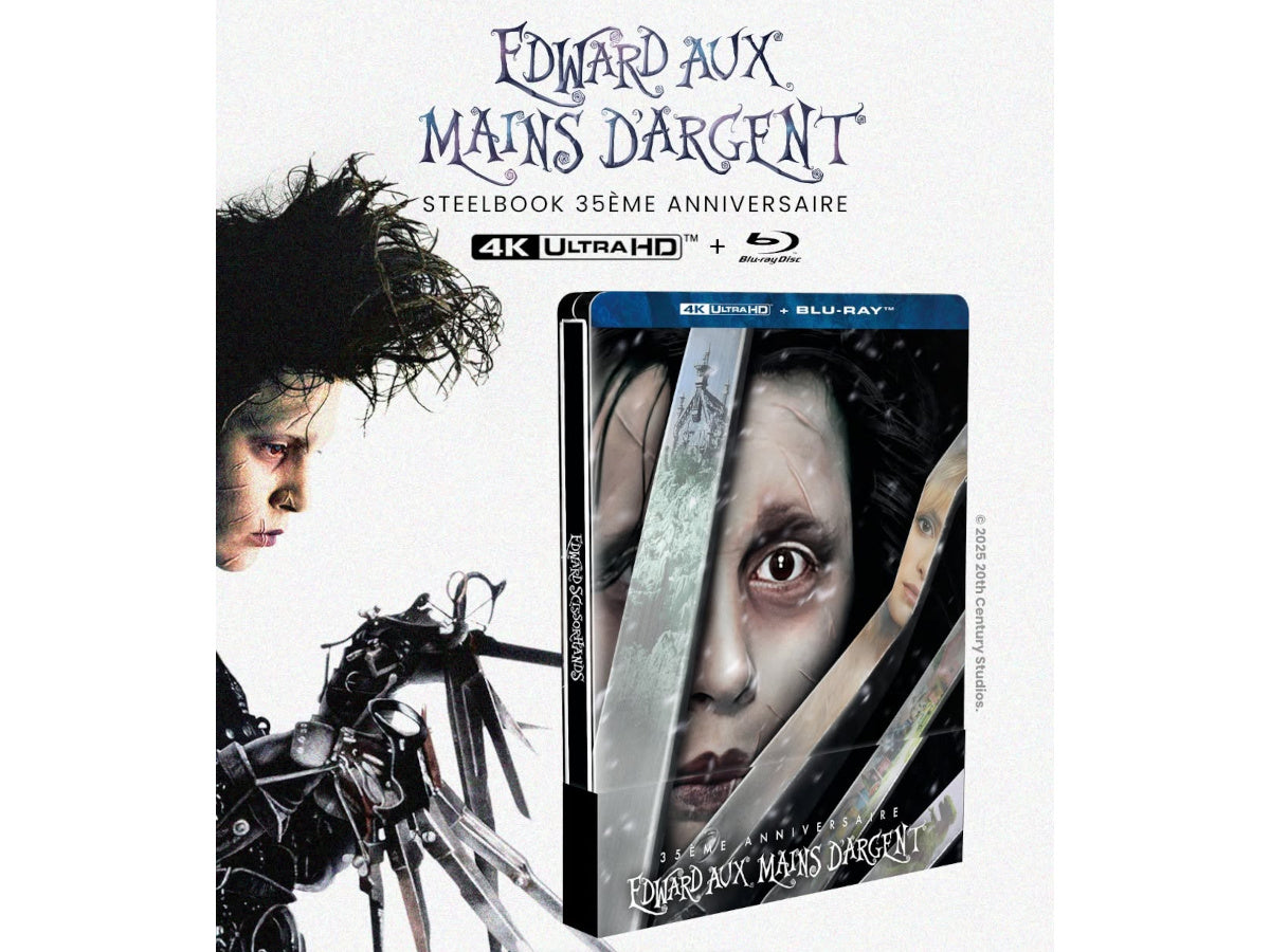 EDWARD AUX MAINS D'ARGENT - COMBO UHD 4K + BD - STEELBOOK - EDITION LIMITEE