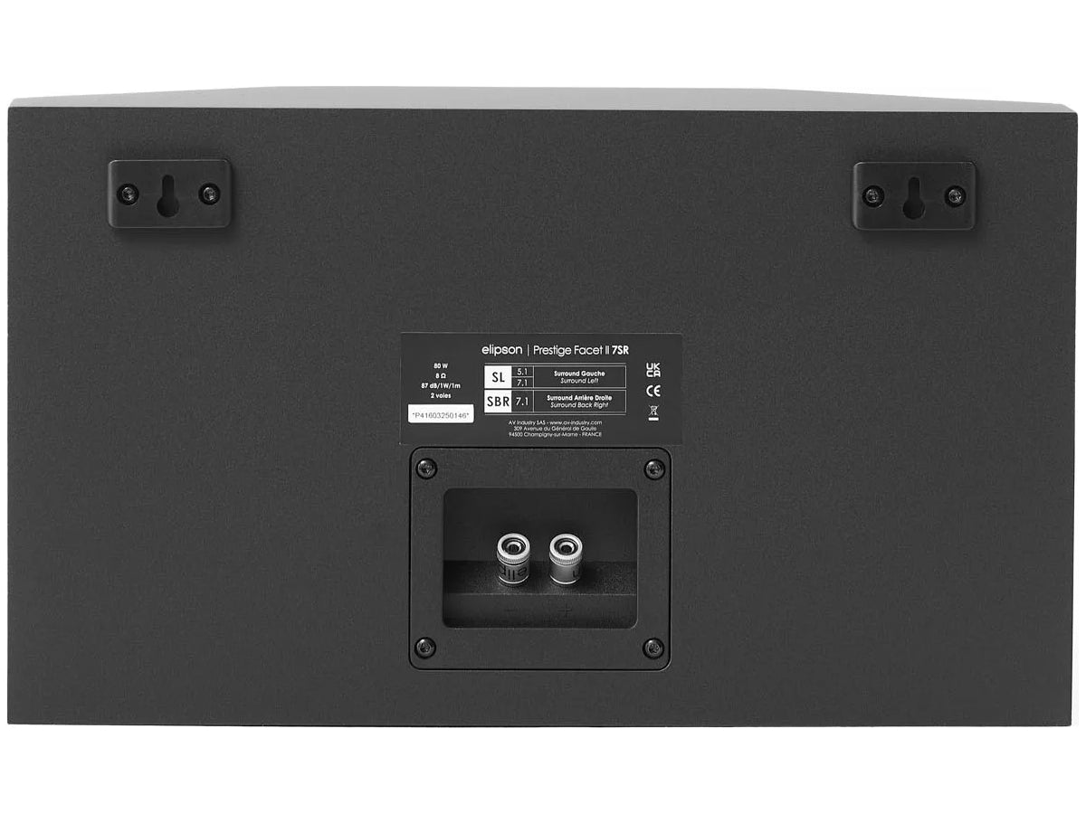 Elipson Prestige Facet II 7SR Noir Mat arrière