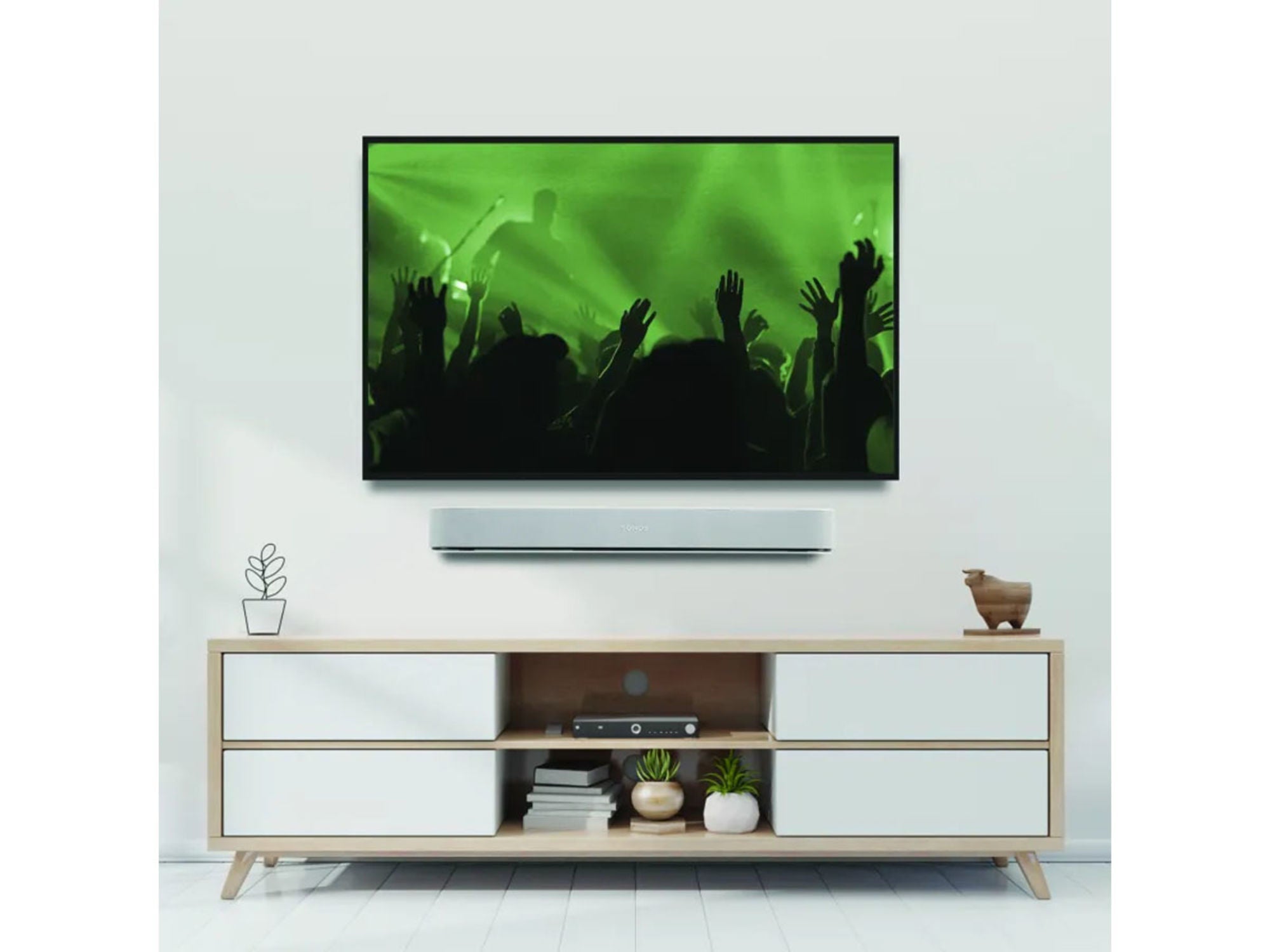 FLEXSON Support Mural SONOS BEAM White lifestyle
