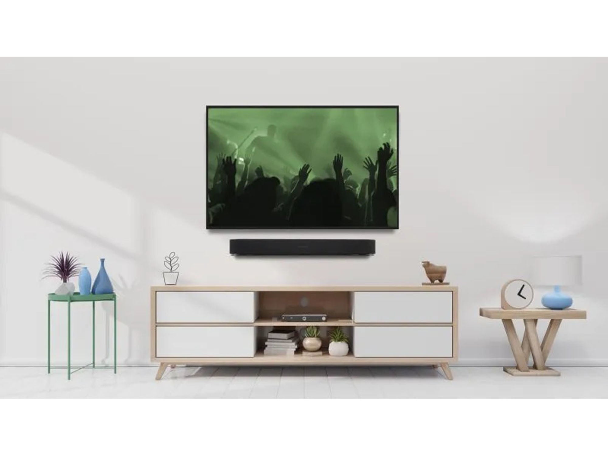 FLEXSON Support Mural SONOS BEAM Black lifestyle