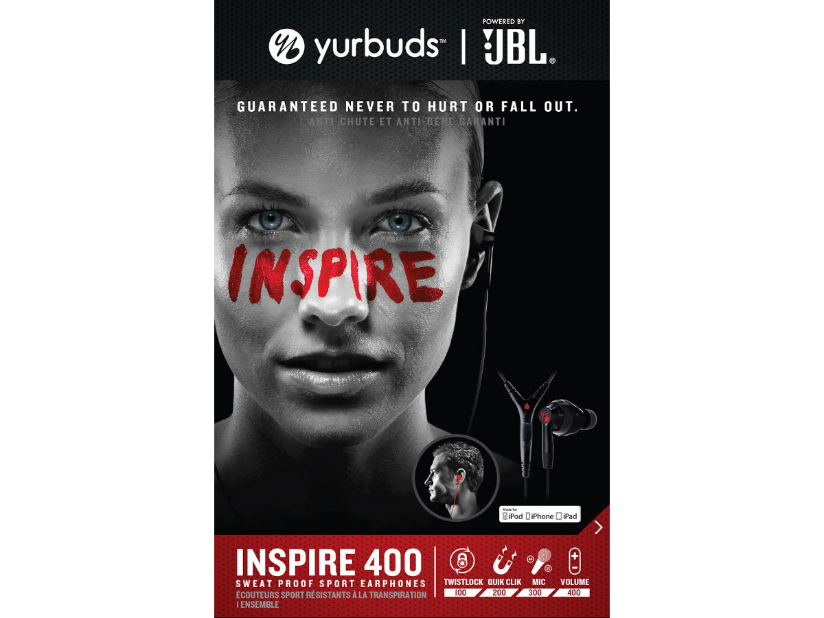 JBL YURBUDS INSPIRE 400 Rouge (3)