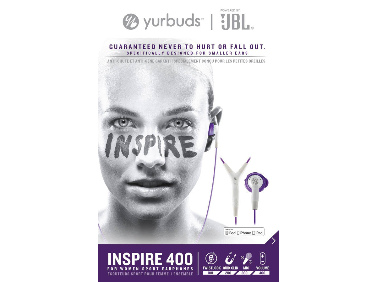 JBL YURBUDS INSPIRE 400 Violet (3)