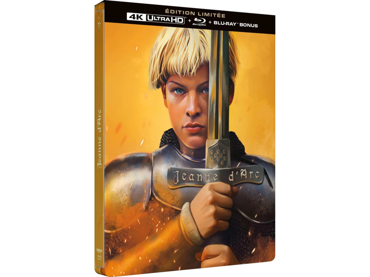 JEANNE D'ARC (1999) - COMBO UHD 4K + BD + BD BONUS - STEELBOOK - ÉDITION LIMITÉE