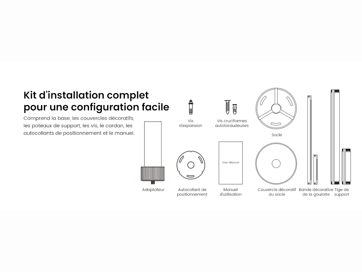 JMGO Fixation plafond pour N1S SE, Nano