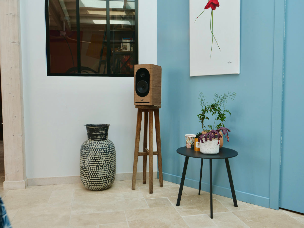 JEAN MARIE REYNAUD LUCIA MKII woodscore noir satiné sur pied