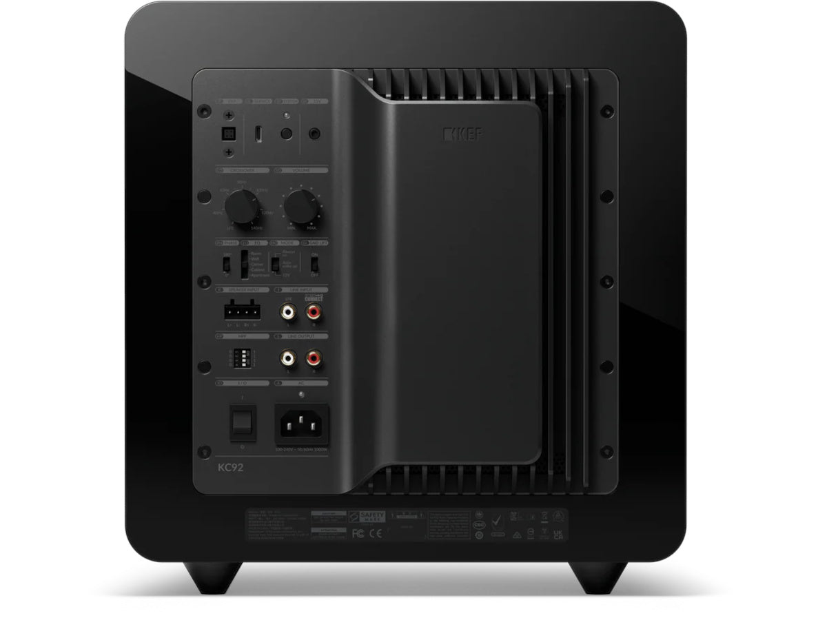 Kef KC92 Black connectique