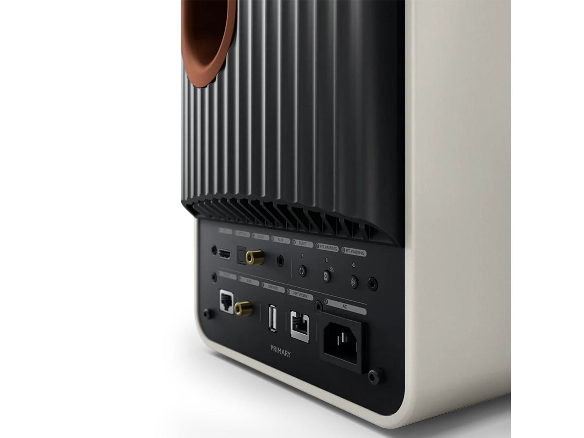 KEF LS50 Wireless 2 White connectique