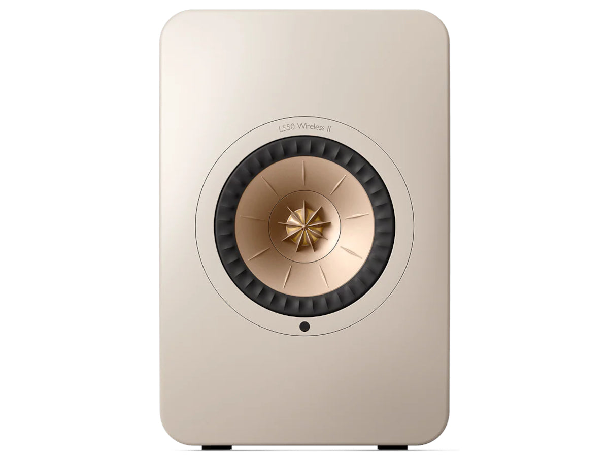 kef ls50. wireless ii beige sable face avant