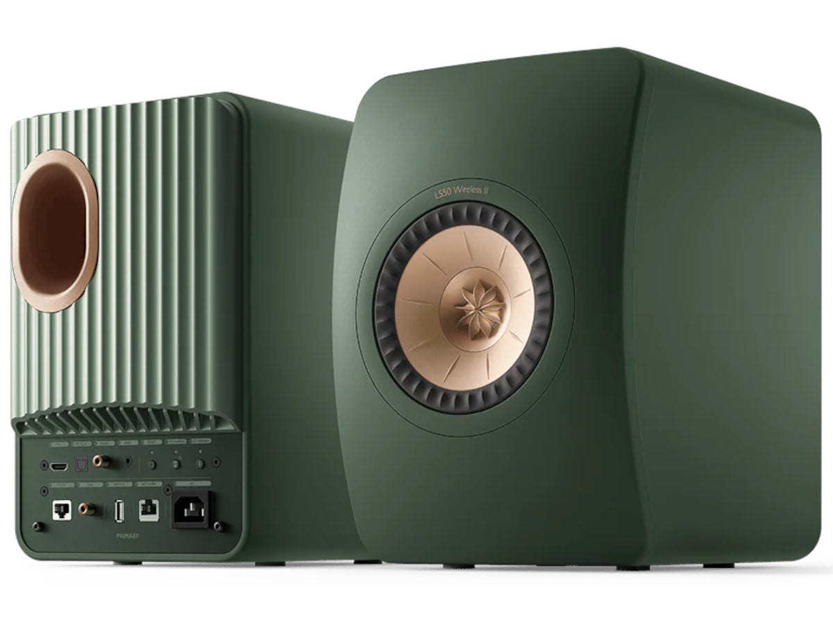kef ls50 wireless 2 vert mousse arrière