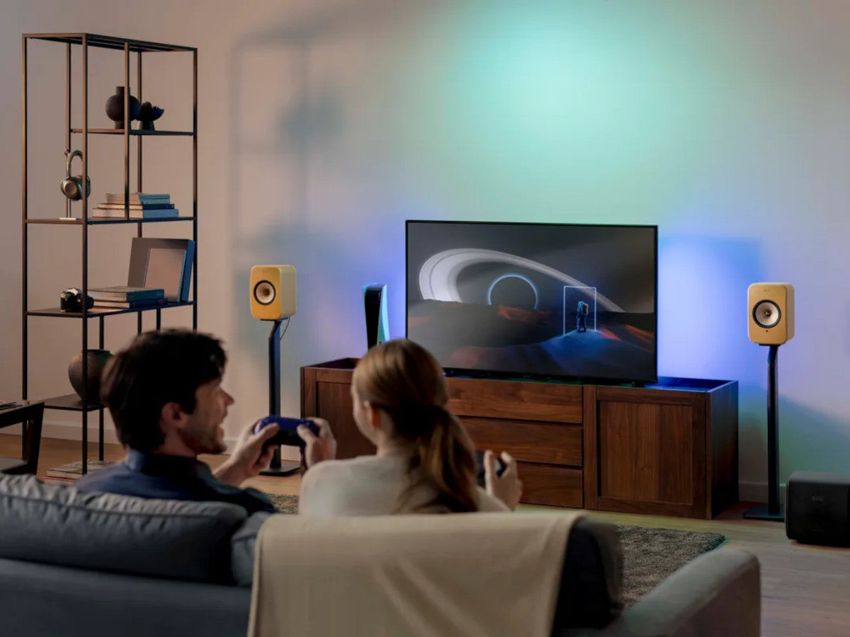 KEF LSX 2 ambre lifestyle