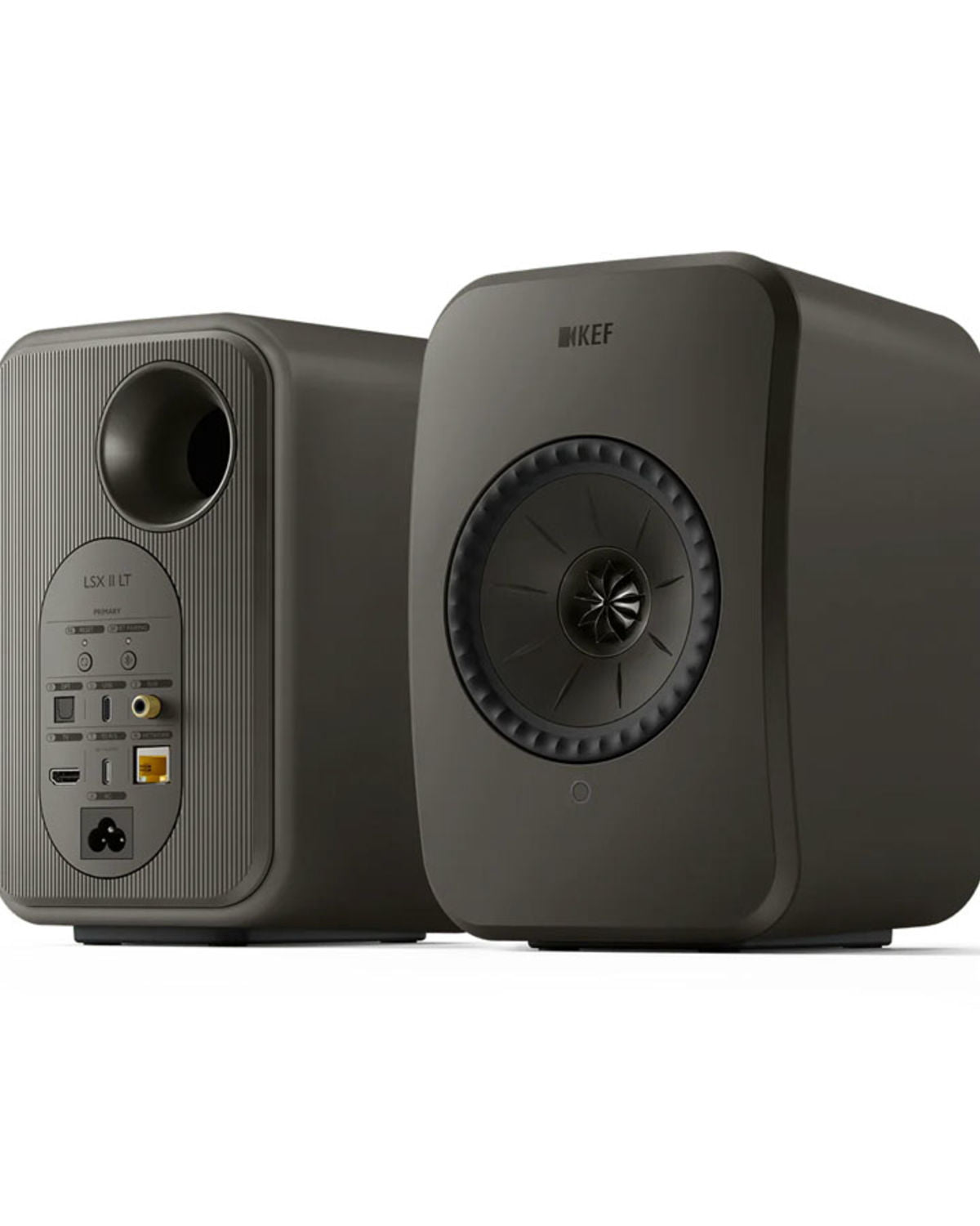 KEF LSX 2 LT (la paire) Grey face avant