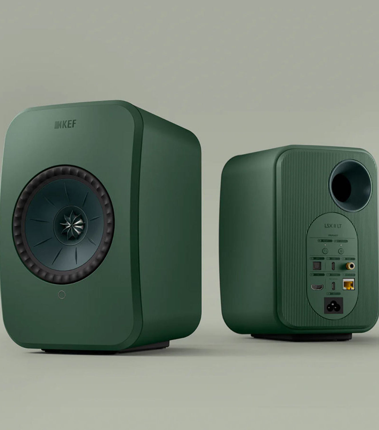 KEF LSX 2 LT (la paire) vert detail