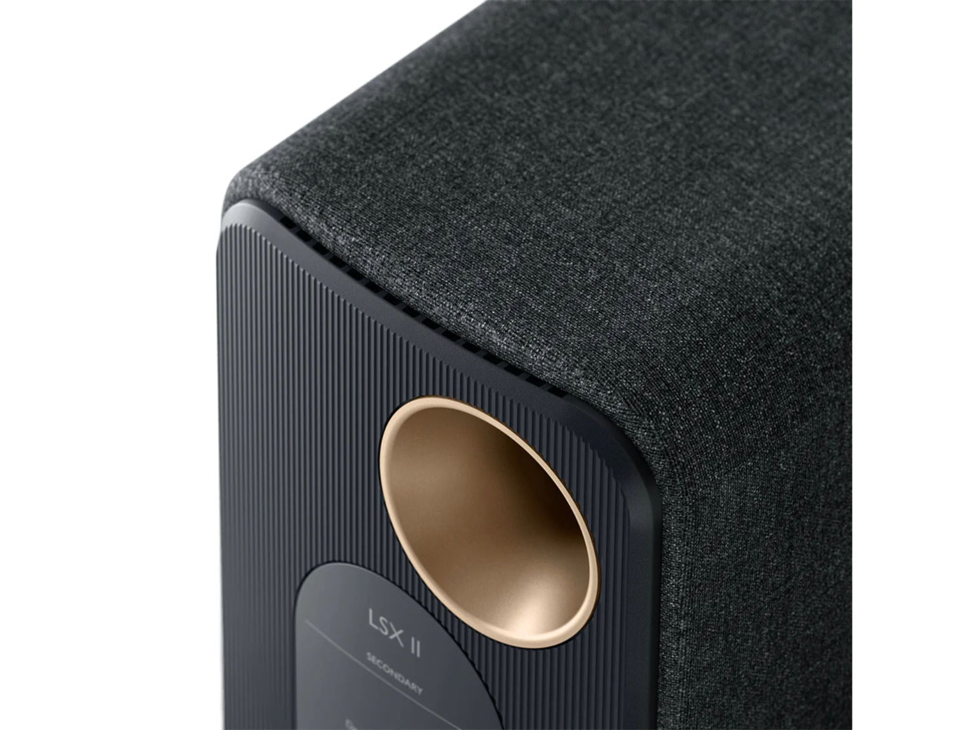 KEF LSX 2 Black vue de dessus