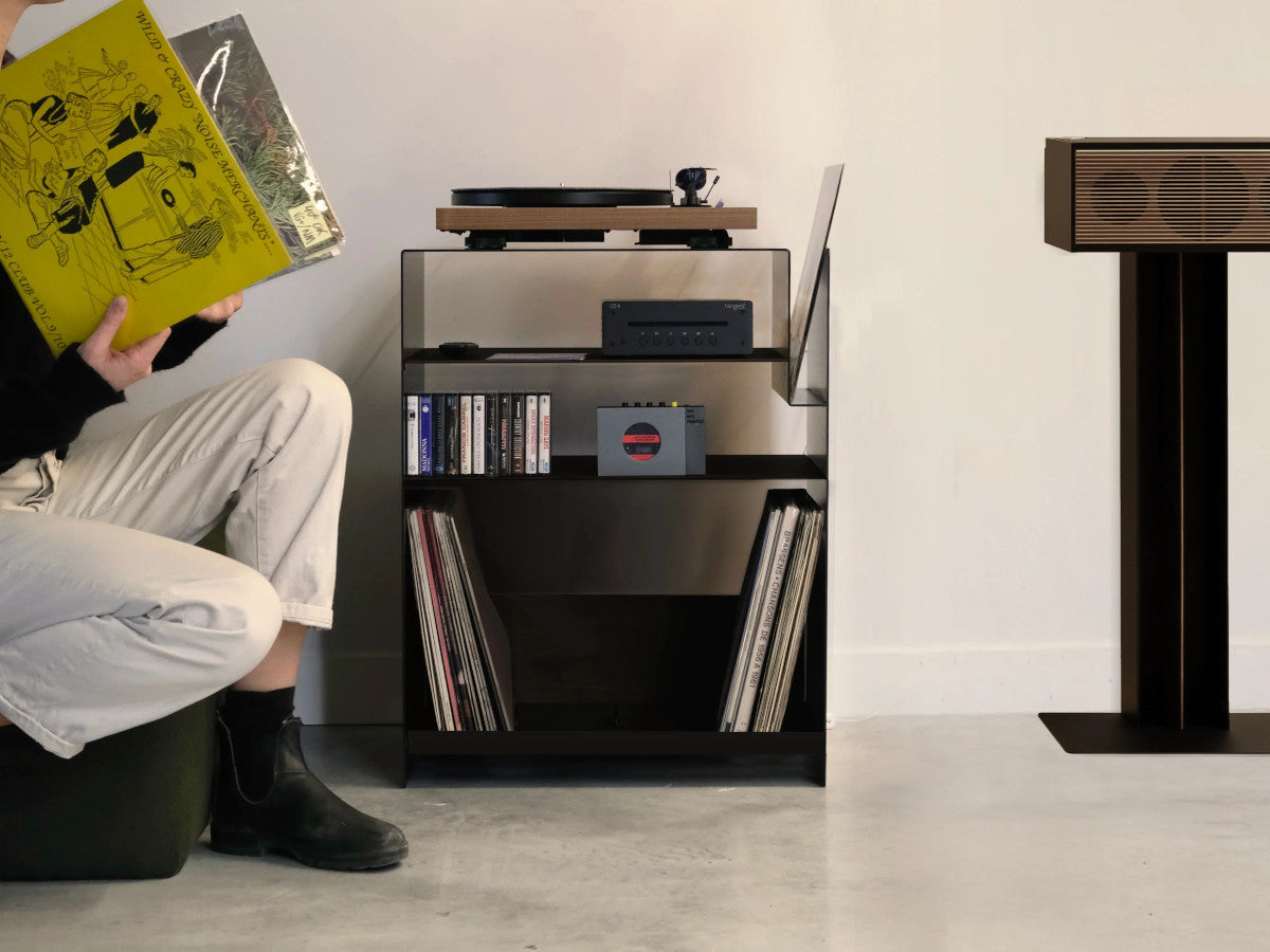 LOIA La Console Vinyles Acier