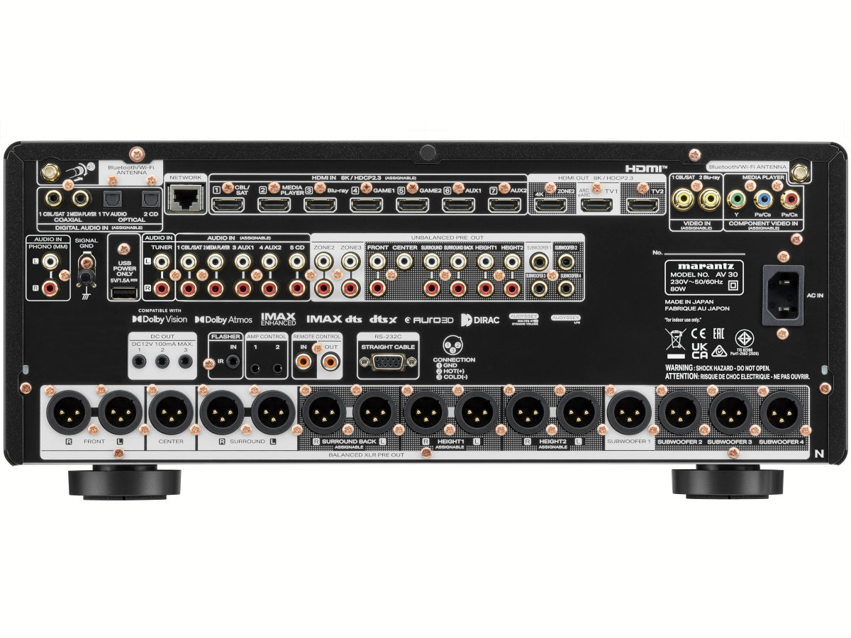 MARANTZ AV 30 Noir connectique
