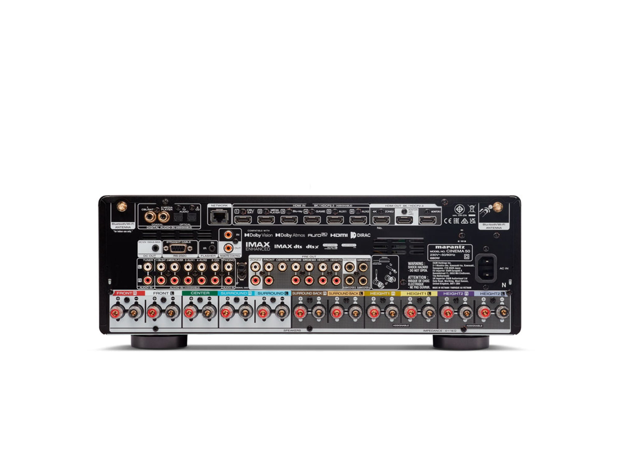 MARANTZ CINEMA 50 Silver Premium connectique