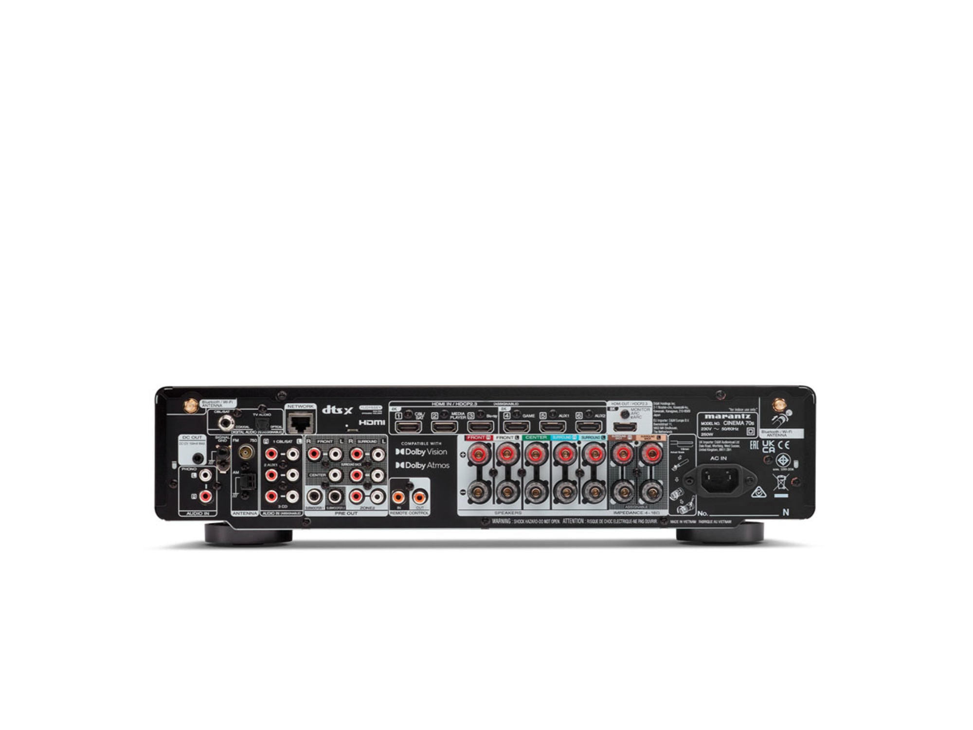 MARANTZ CINEMA 70S Black connectique