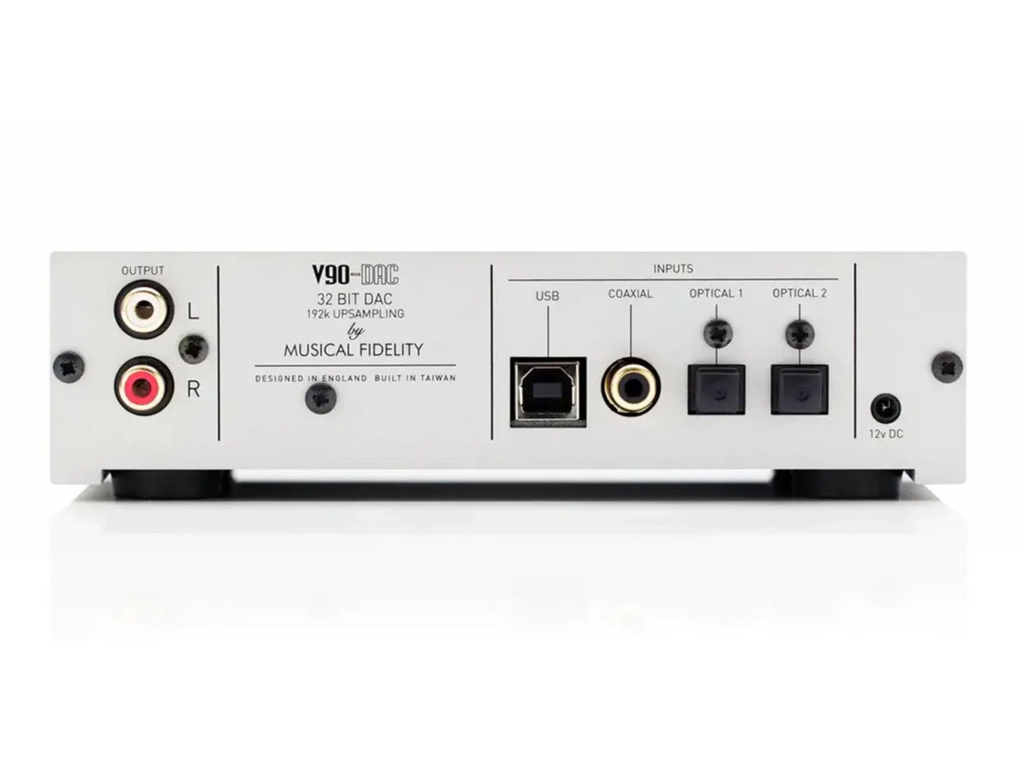MUSICAL FIDELITY V90-DAC Silver connectique