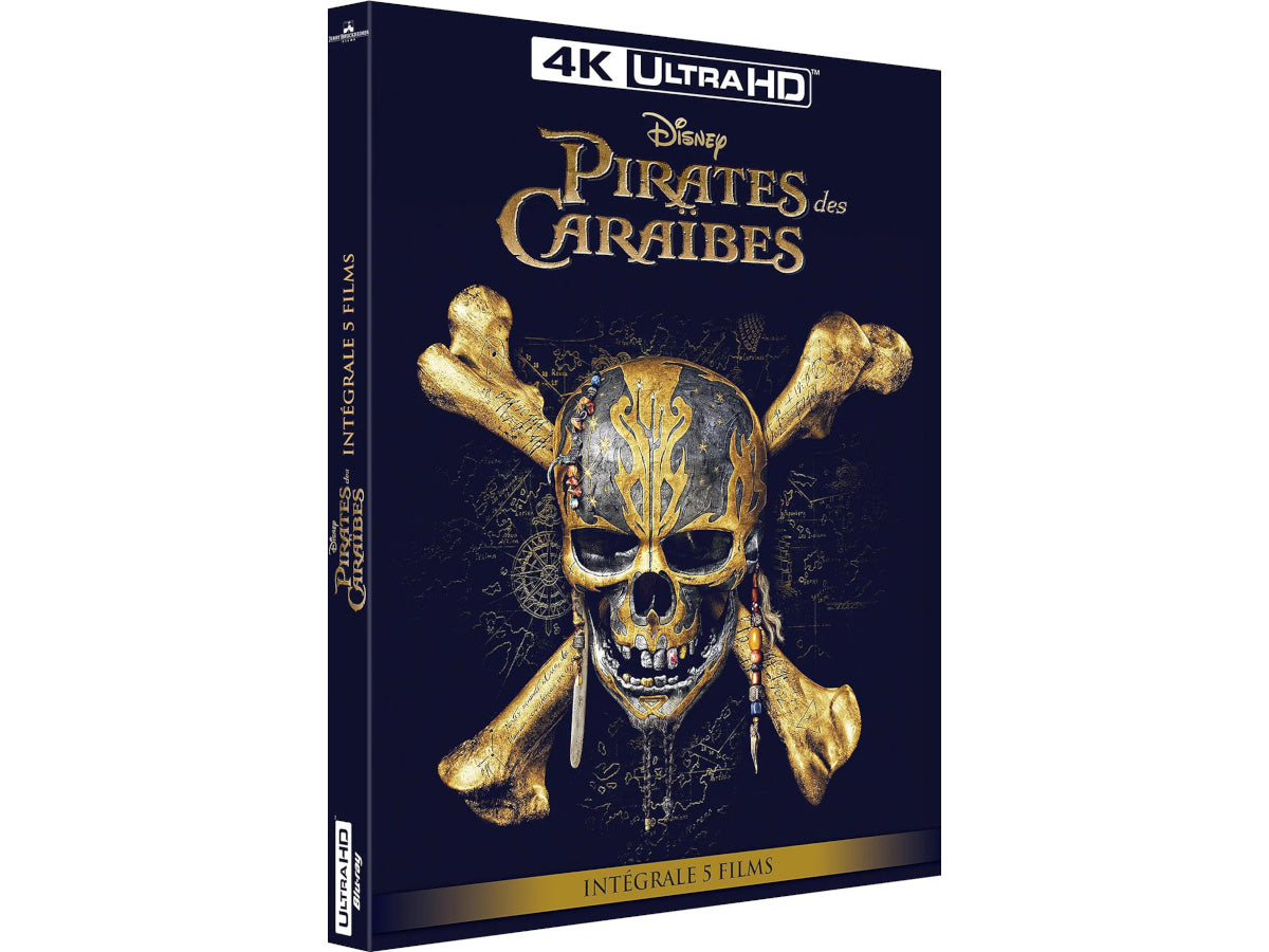 COFFRET PIRATES DES CARAIBES - L'INTEGRALE - 5 UHD 4K
