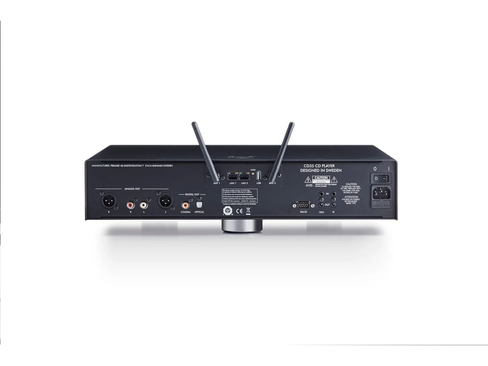 PRIMARE CD35 Prisma Black connectique