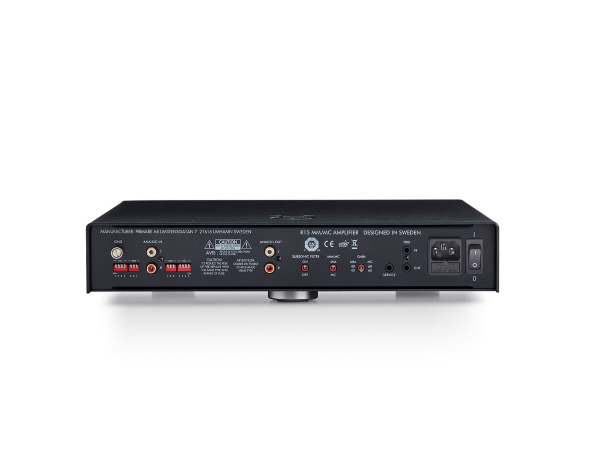 PRIMARE R15 Black connectique
