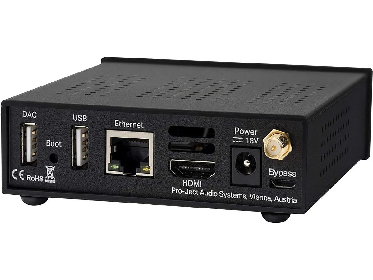 project stream box s2 ultra noir connectique