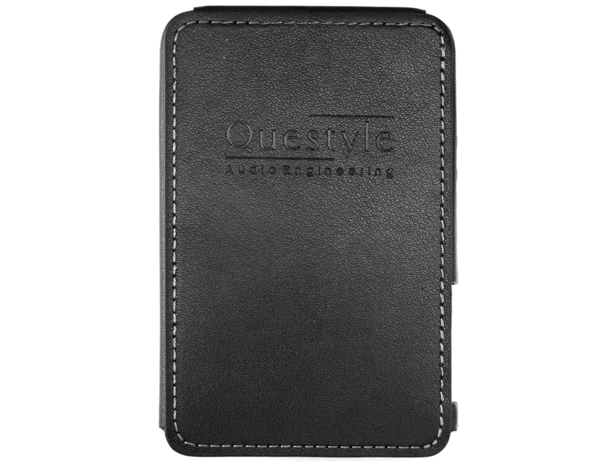 QUESTYLE Pochette SIGMA Cuir Noir