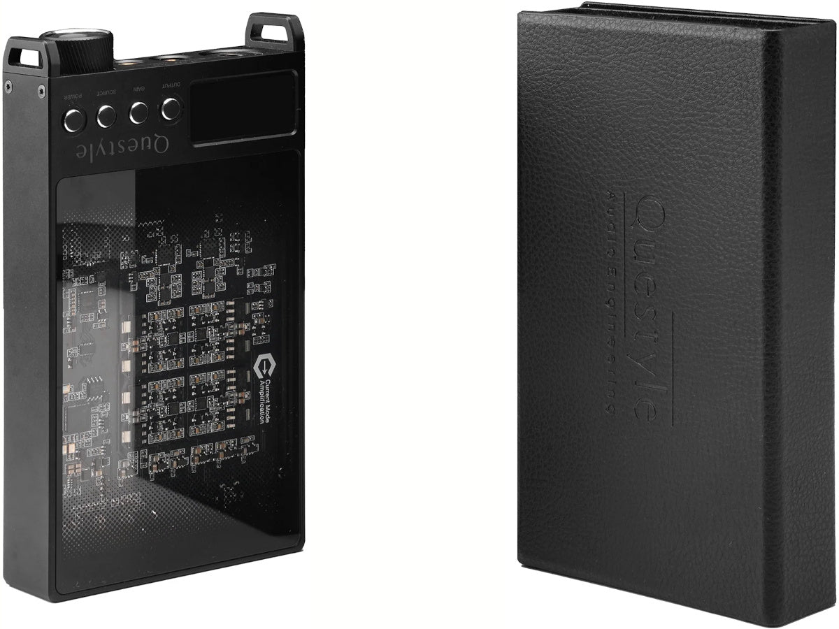 QUESTYLE Pochette SIGMA PRO Cuir Noir