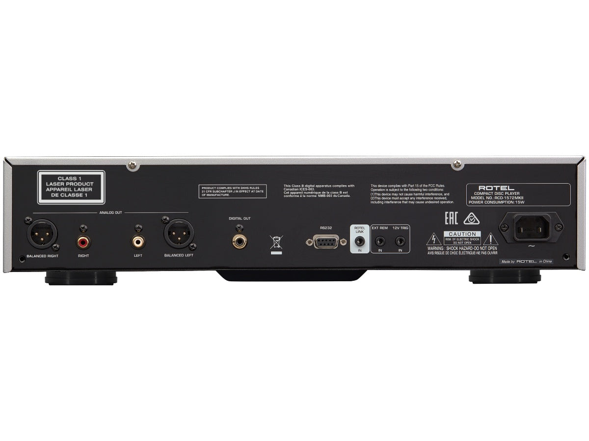 ROTEL RCD-1572 MKII Argent