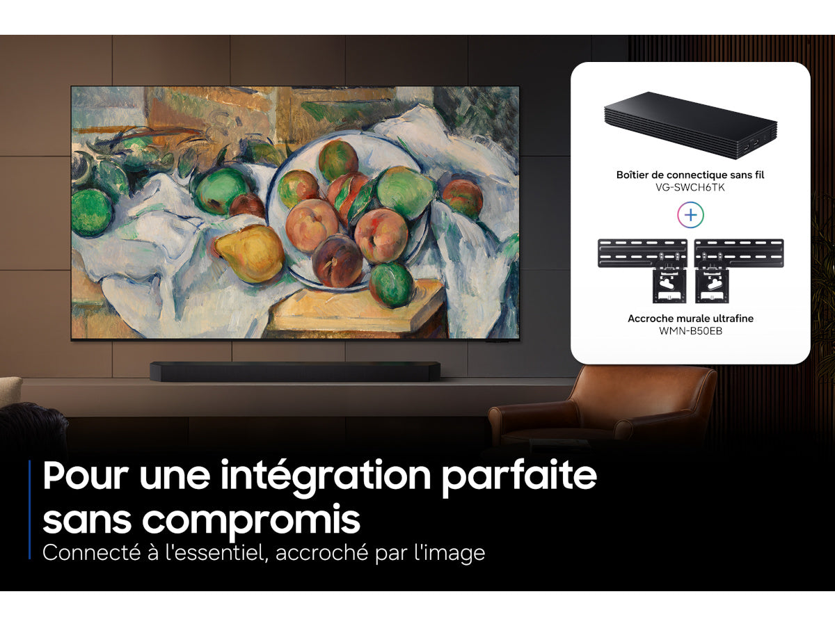 SAMSUNG R95H + BOITIER SANS FIL + FIXATION MURALE